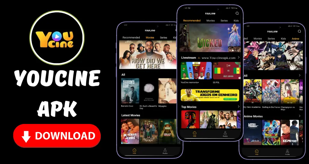 Baixar o do Youcine APK TV - Última versão - 2026